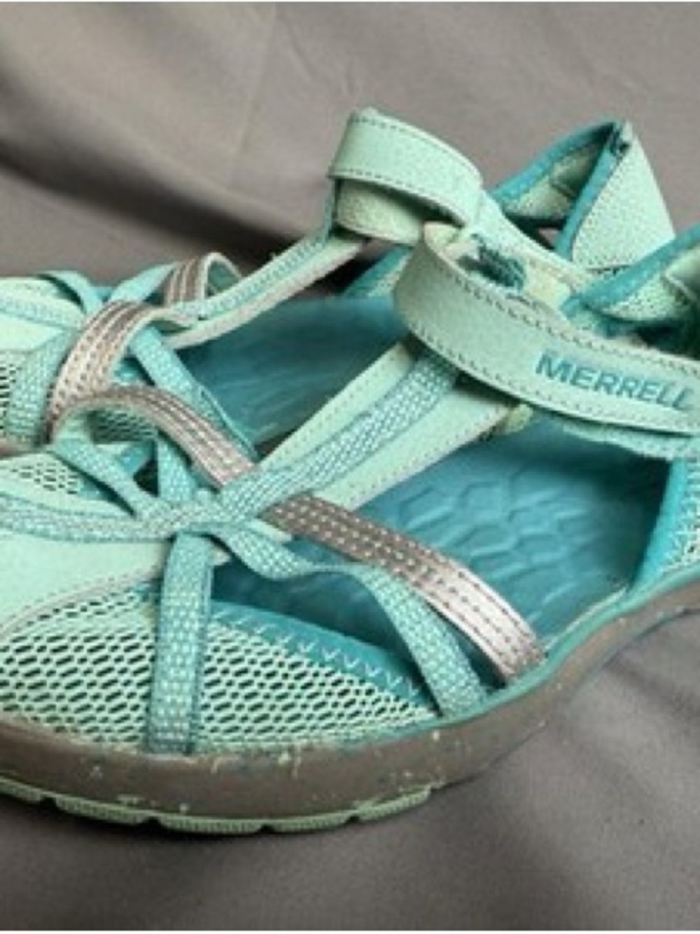 ISO- Merrell Light Turquoise Aqua Active Water Sandals